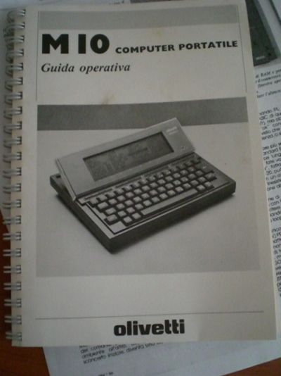 Manuale Olivetti M10