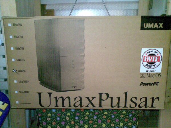 Clone Mac Umax Pulsar scatola